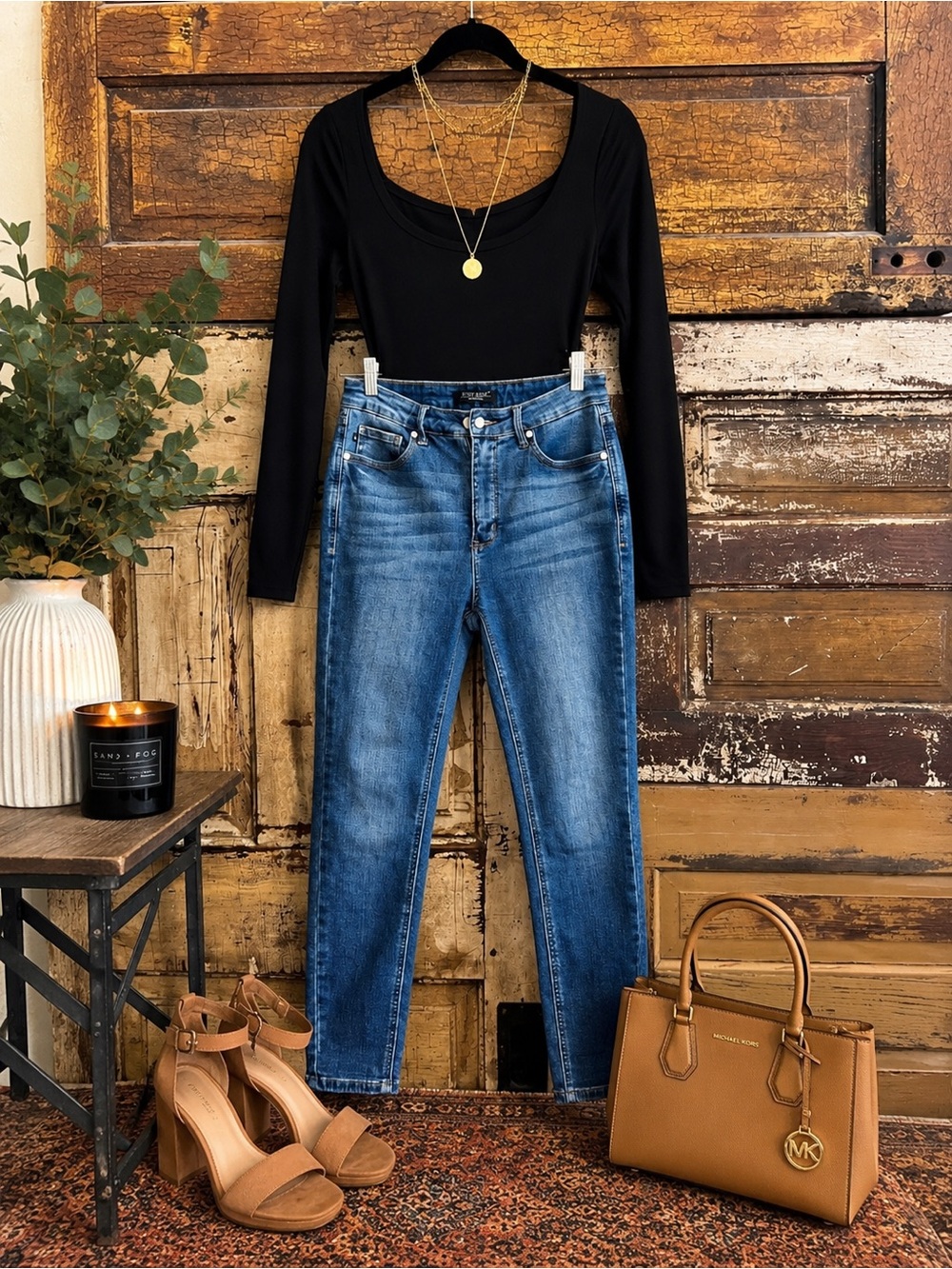 Judy Blue High Rise Skinny Jeans | Medium Wash Stretch Denim | Size 29